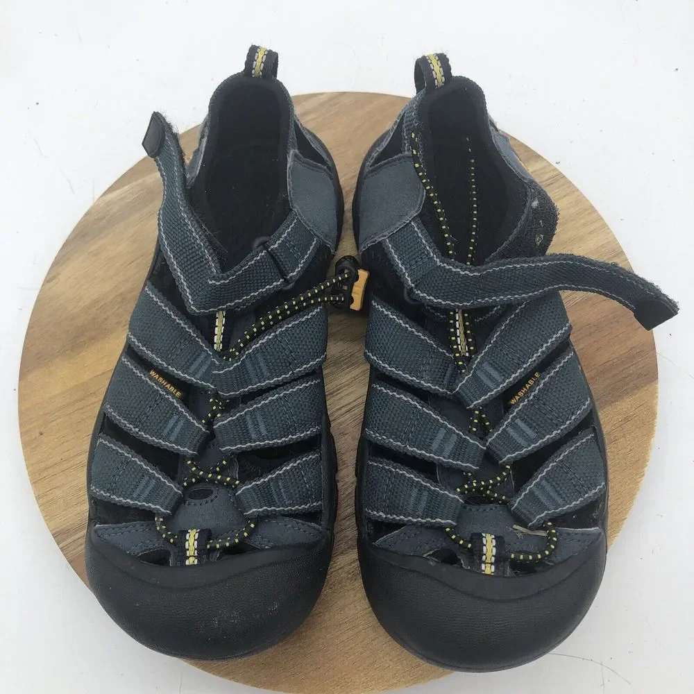 Keen Newport II Sandals Boys 2 Blue Waterproof Leather Shoes Outdoor